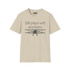 Still Plays With Planes - Stearman - T-Shirt - Pilot gifts - WWII warbird t-shirt