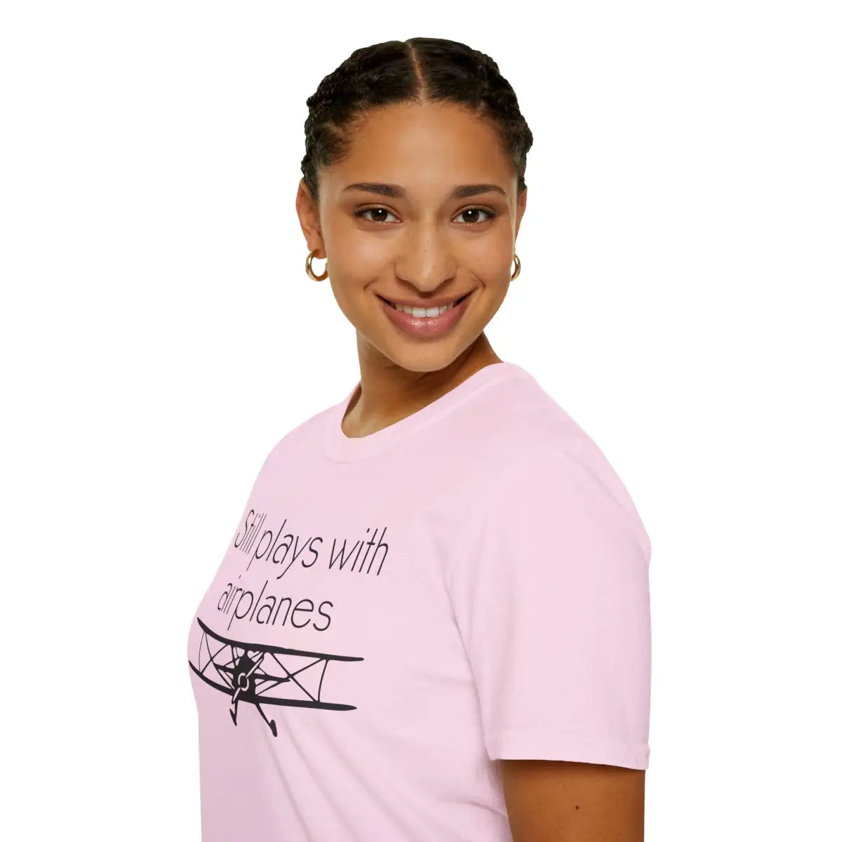 Still Plays With Planes - Stearman - T-Shirt - Pilot gifts - WWII warbird t-shirt