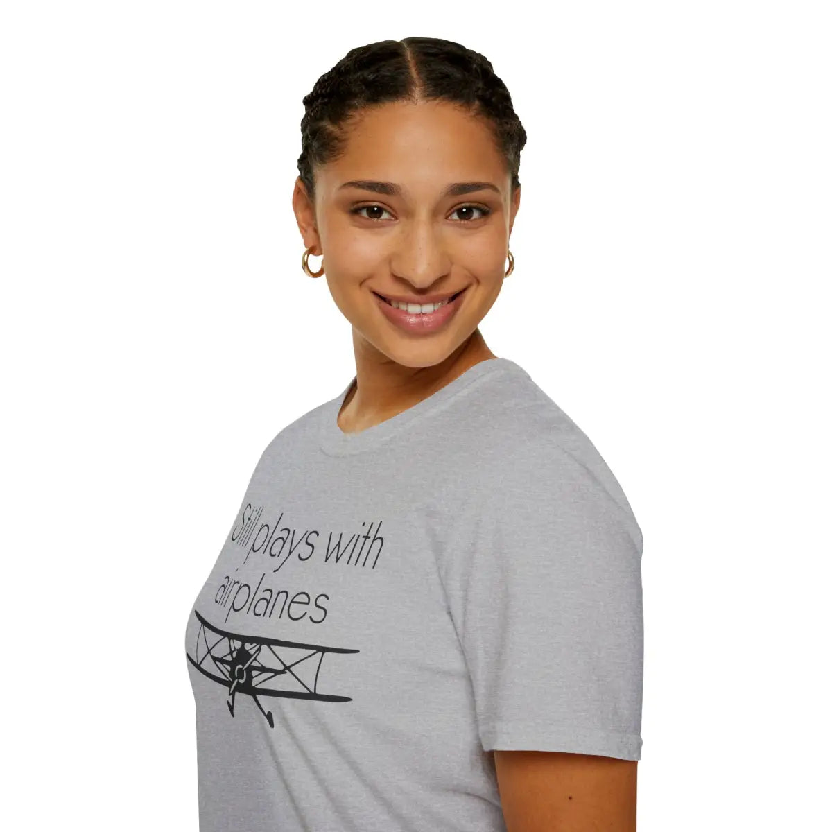 Still Plays With Planes - Stearman - T-Shirt - Gifts for pilots - Aviation apparel