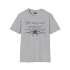 Still Plays With Planes - Stearman - T-Shirt - Pilot gifts - WWII warbird t-shirt