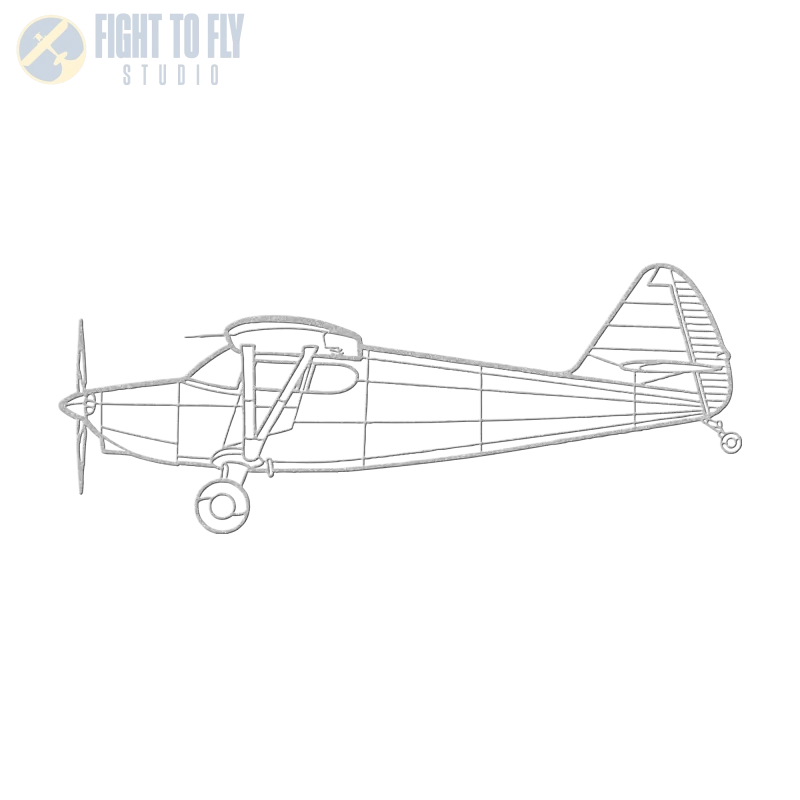 Stinson 108-2 Die Cut Metal Wall Art - Sign - Pilot gifts - WWII warbird t-shirt
