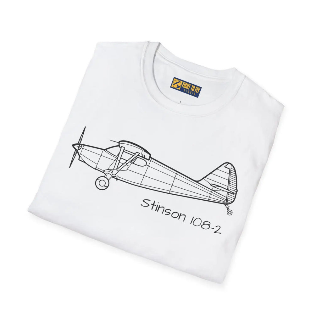 Stinson 108-2 Voyager T-Shirt - Pilot gifts - WWII warbird t-shirt