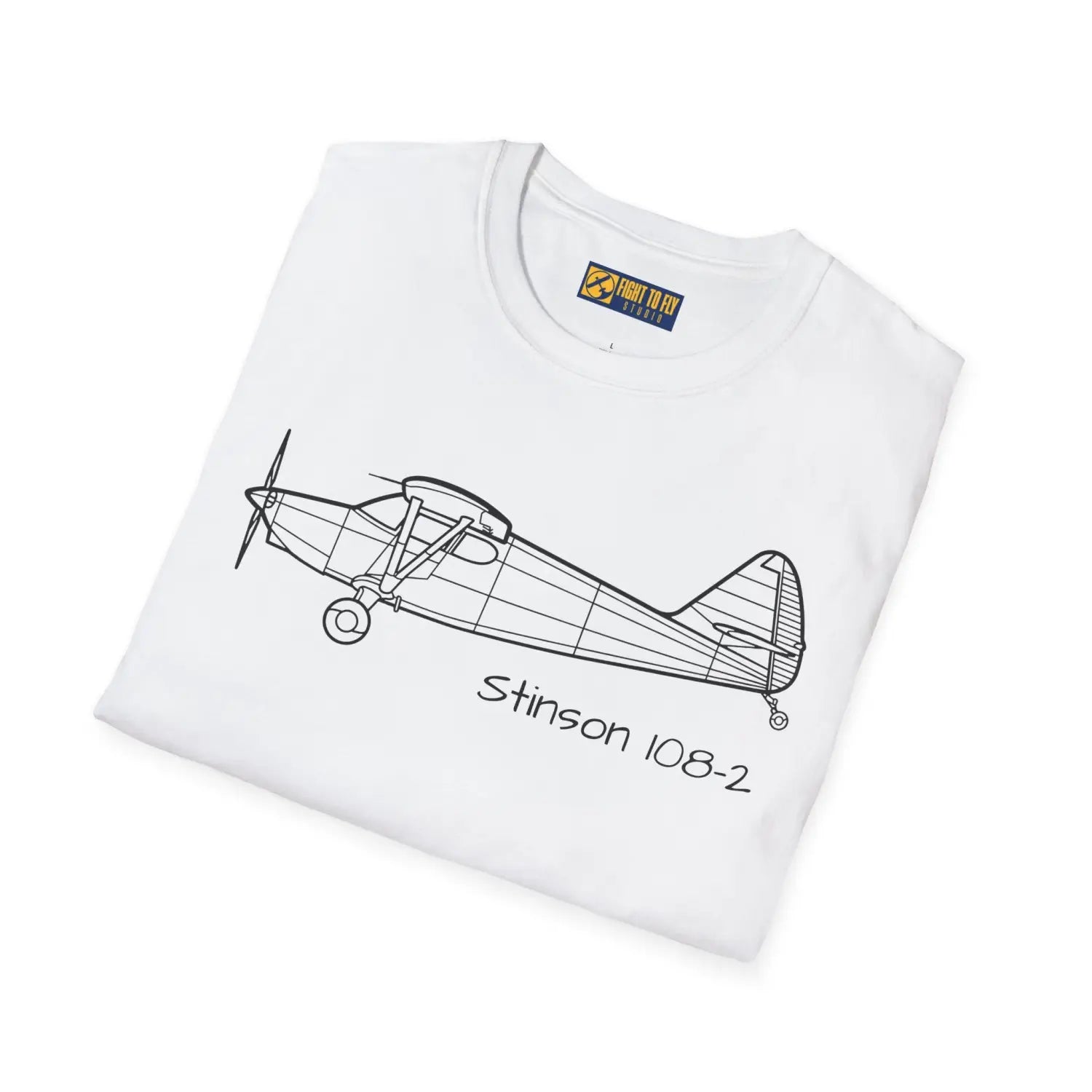 Stinson 108-2 Voyager T-Shirt - Pilot gifts - WWII warbird t-shirt