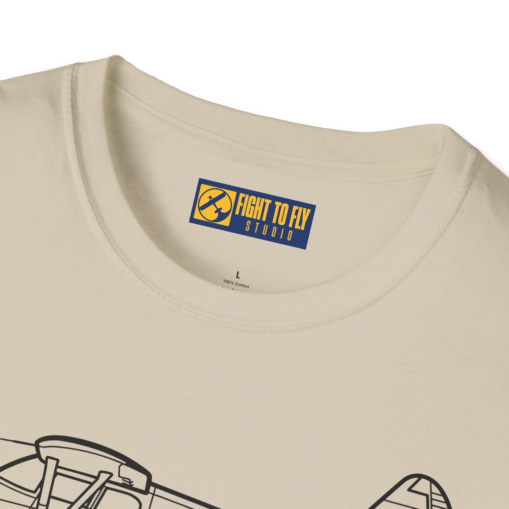 Stinson 108-2 T-Shirt – Voyager Bush Plane Aviation Tee - Pilot gifts - WWII warbird t-shirt