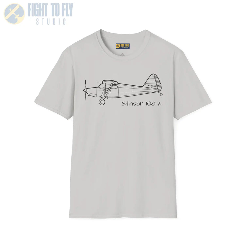Stinson 108-2 Voyager T-Shirt - Pilot gifts - WWII warbird t-shirt