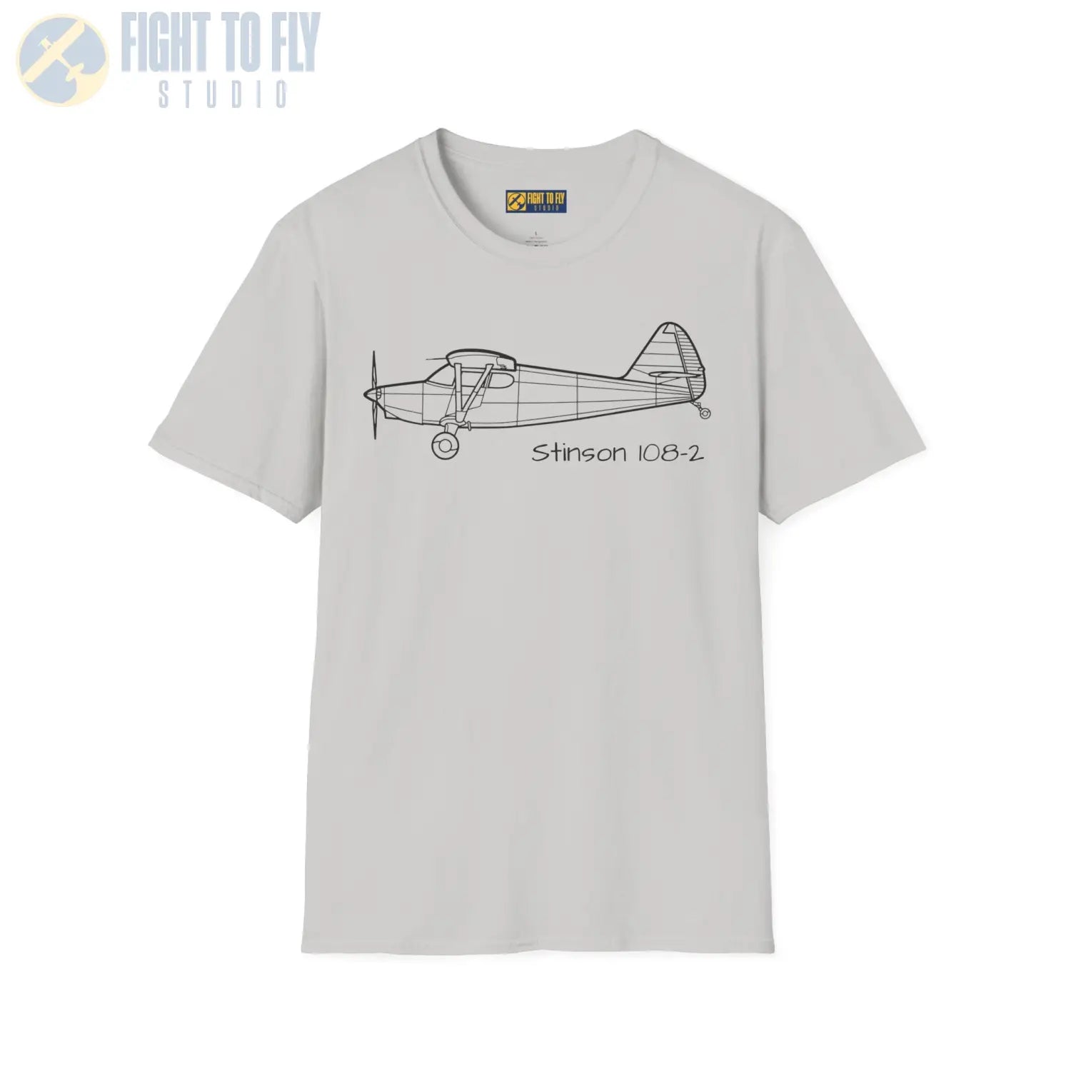 Stinson 108-2 Voyager T-Shirt - Pilot gifts - WWII warbird t-shirt
