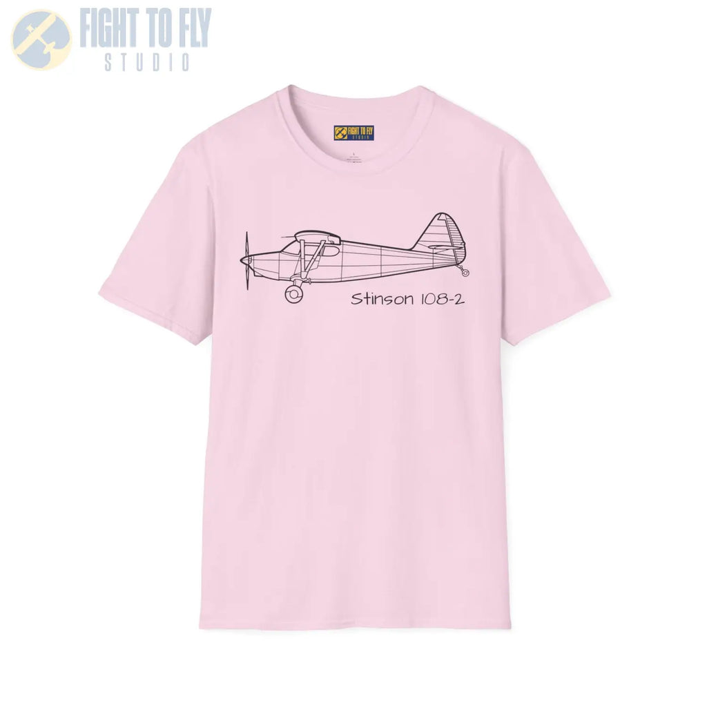 Stinson 108-2 Voyager T-Shirt - Pilot gifts - WWII warbird t-shirt