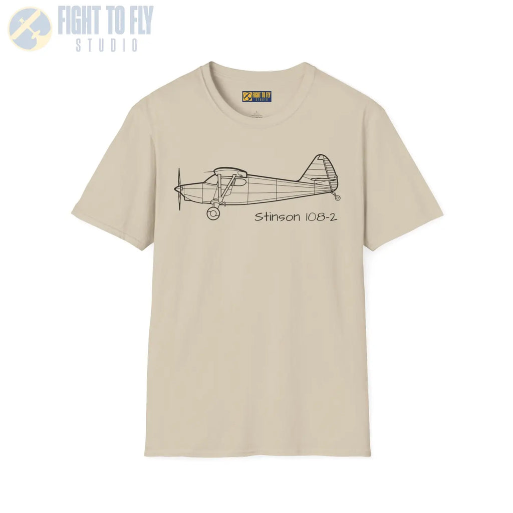 Stinson 108-2 Voyager T-Shirt - Pilot gifts - WWII warbird t-shirt