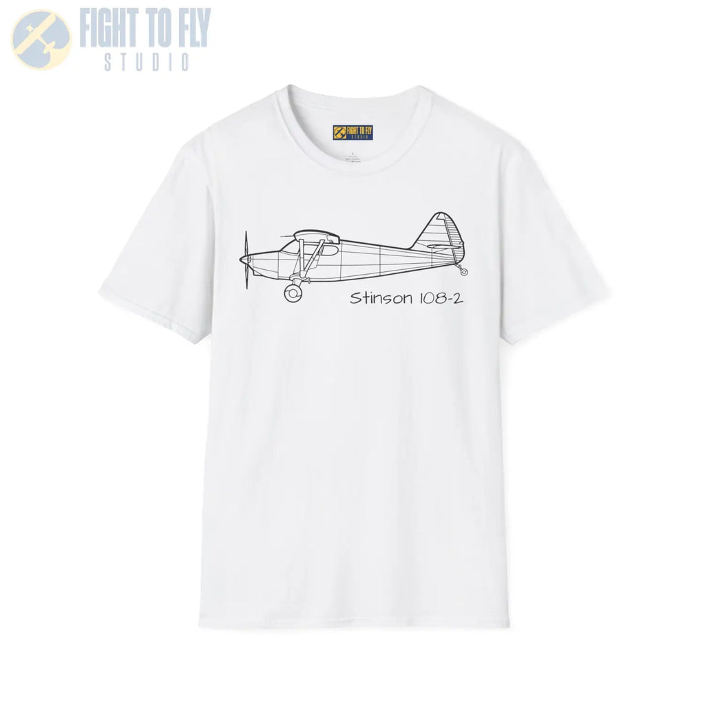 Stinson 108-2 Voyager T-Shirt - Pilot gifts - WWII warbird t-shirt