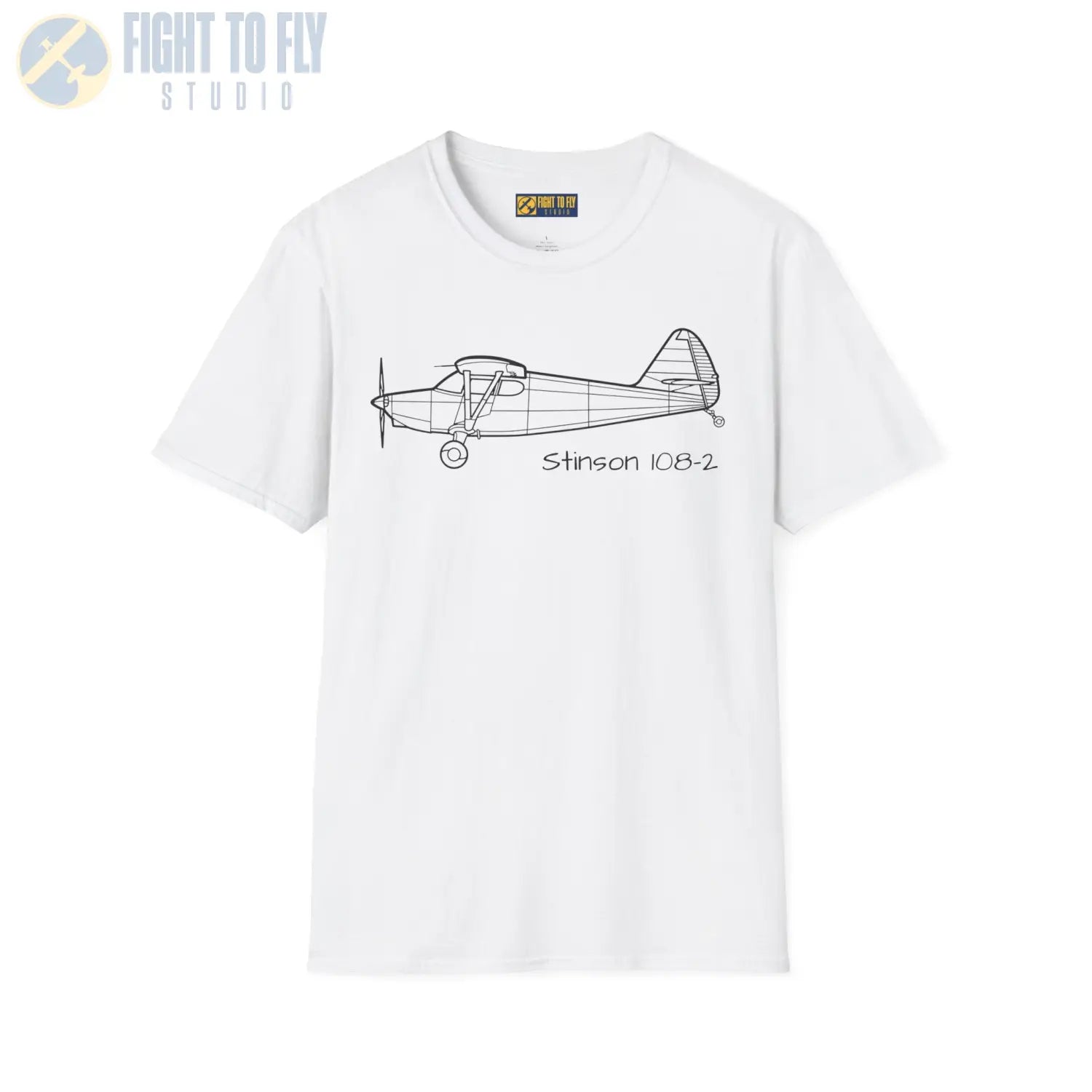 Stinson 108 2 Voyager T Shirt Pilot gifts WWII warbird t shirt