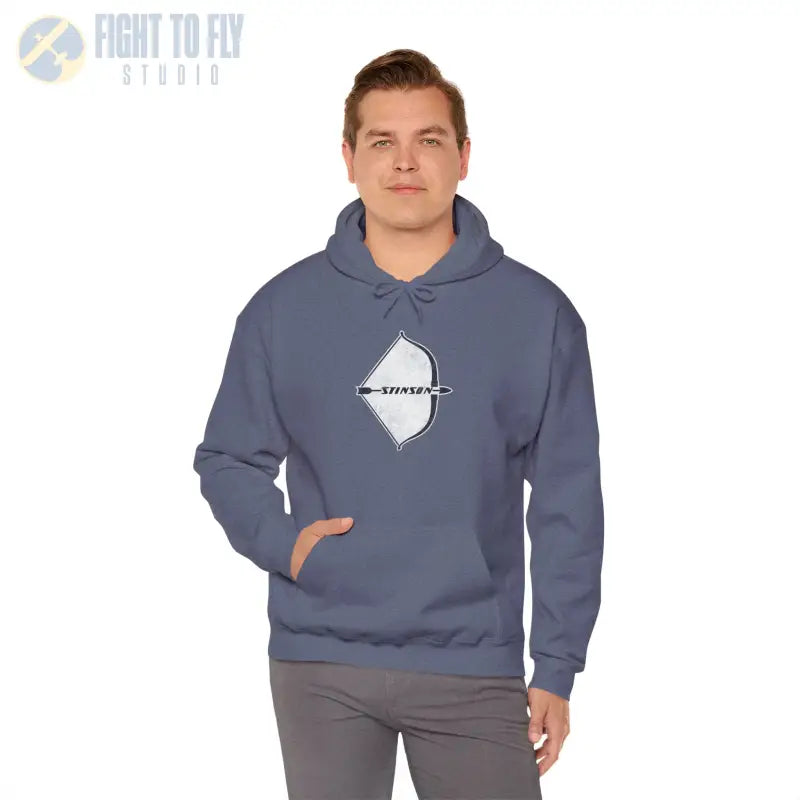 Stinson Unisex Heavy Blend™ Hooded Sweatshirt - Cozy Casual Wear for Avgeeks - Hoodie - Gifts pilots - Aviation apparel