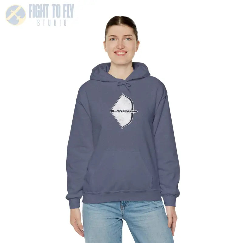 Stinson Unisex Heavy Blend™ Hooded Sweatshirt - Cozy Casual Wear for Avgeeks - Hoodie - Gifts pilots - Aviation apparel