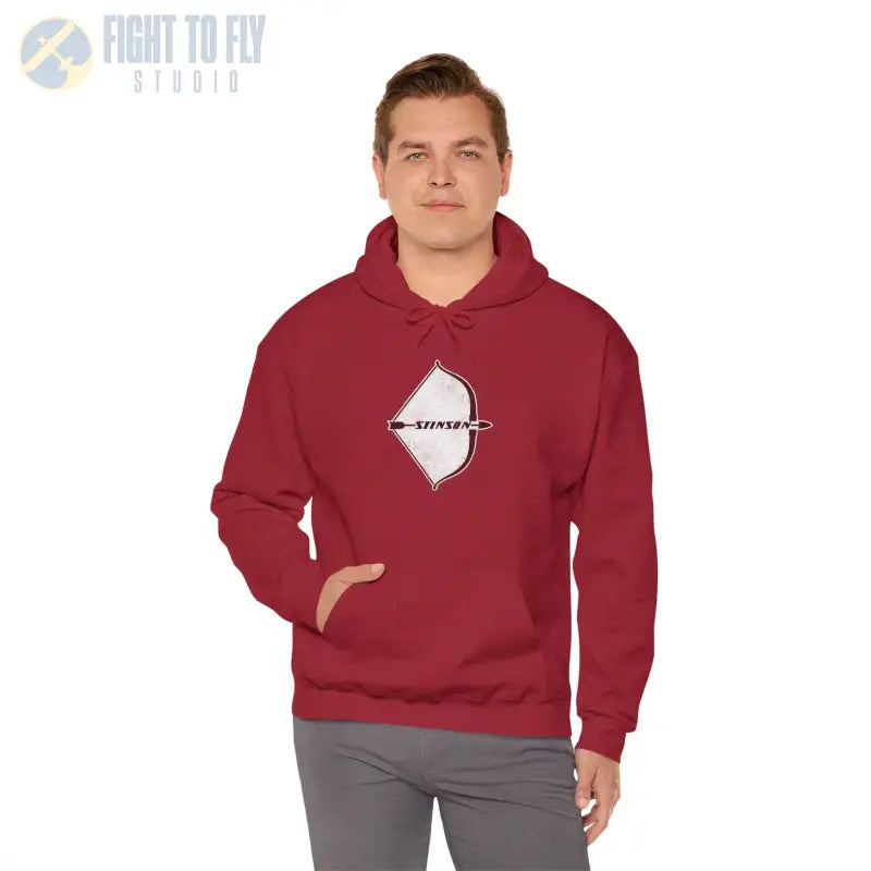 Stinson Unisex Heavy Blend™ Hooded Sweatshirt - Cozy Casual Wear for Avgeeks - Hoodie - Gifts pilots - Aviation apparel