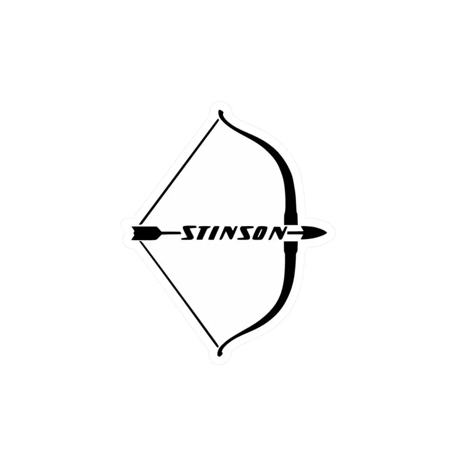 Stinson Vinyl Decal - Paper products - Gifts for pilots - Aviation apparel