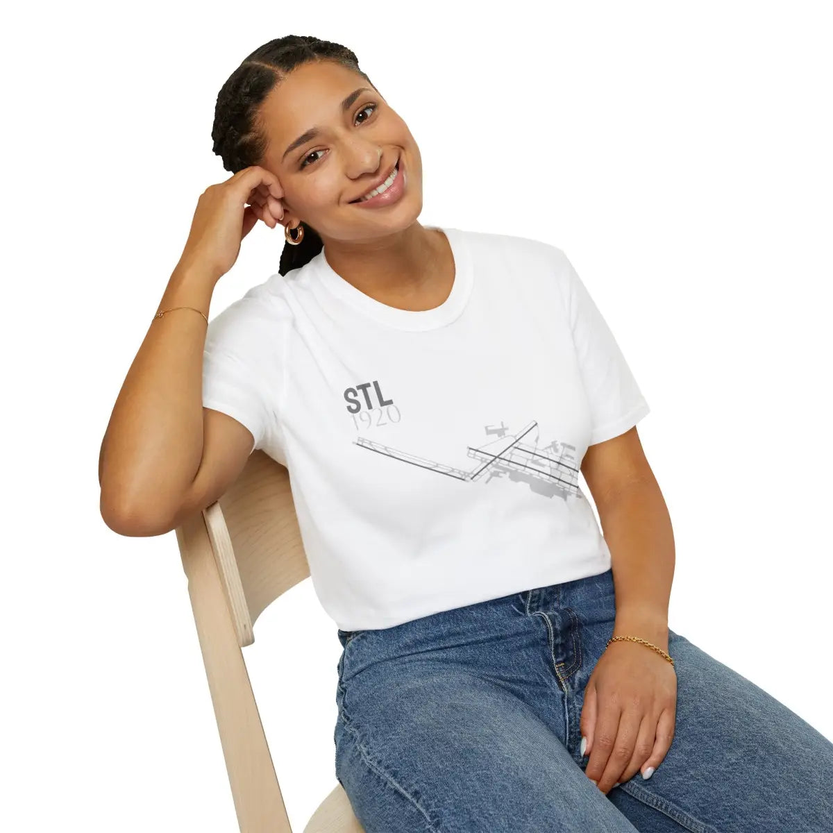 STL Lambert-St. Louis International - 1920 - Tee - T-Shirt - Gifts for pilots - Aviation apparel