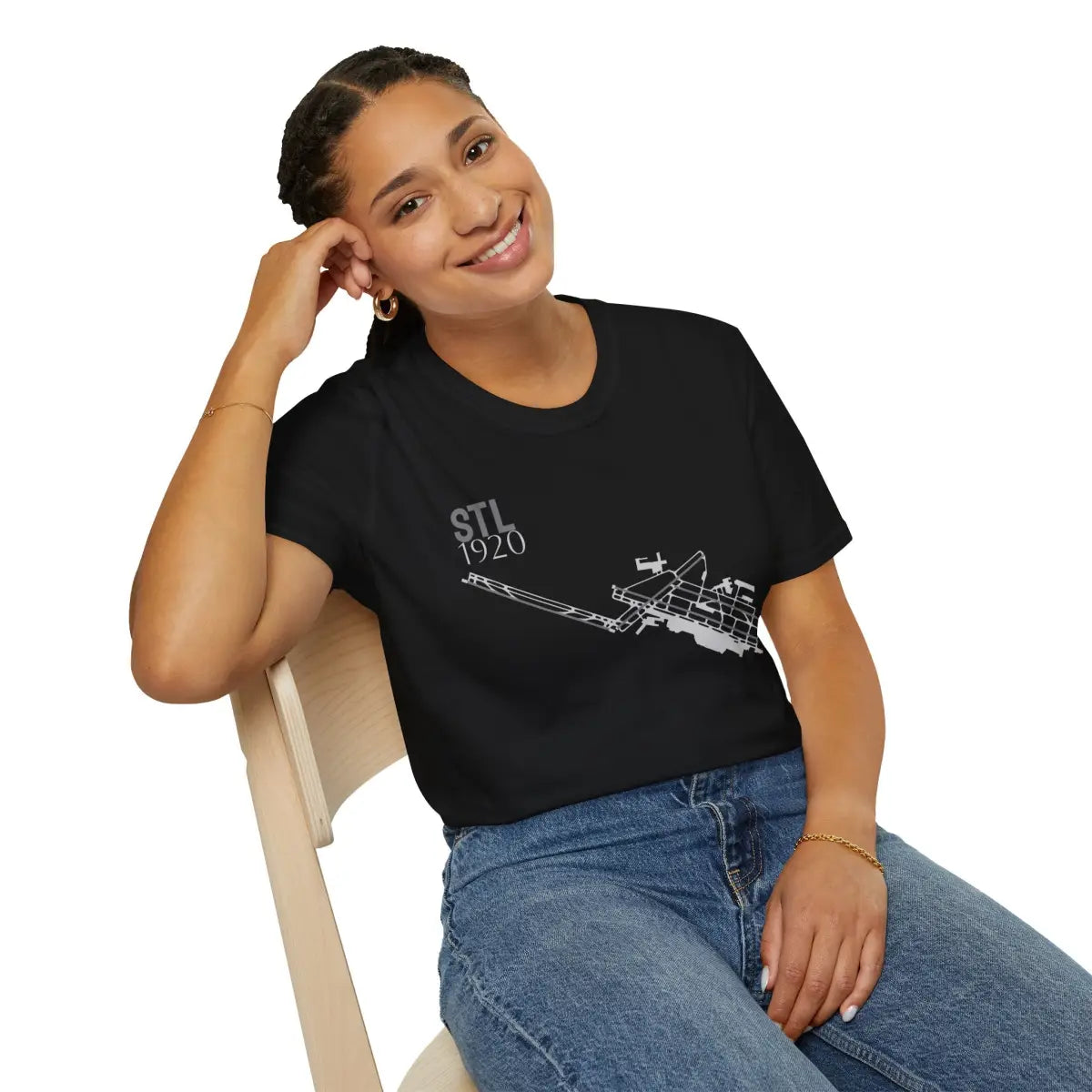 STL Lambert-St. Louis International - 1920 - Tee - T-Shirt - Gifts for pilots - Aviation apparel