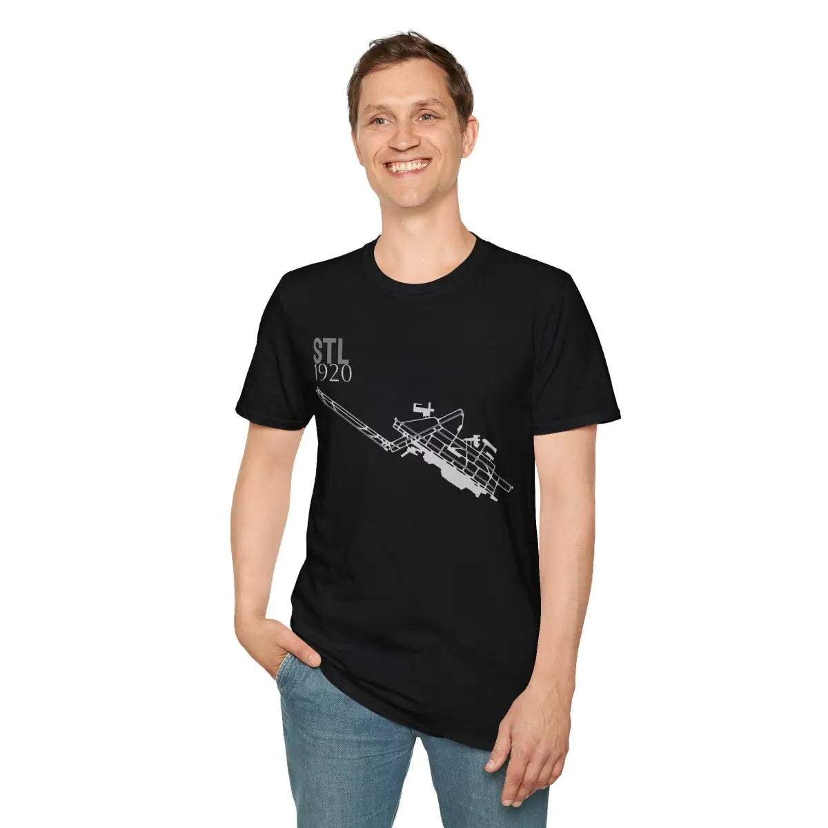 STL Lambert-St. Louis International - 1920 - Tee - T-Shirt - Pilot gifts - WWII warbird t-shirt