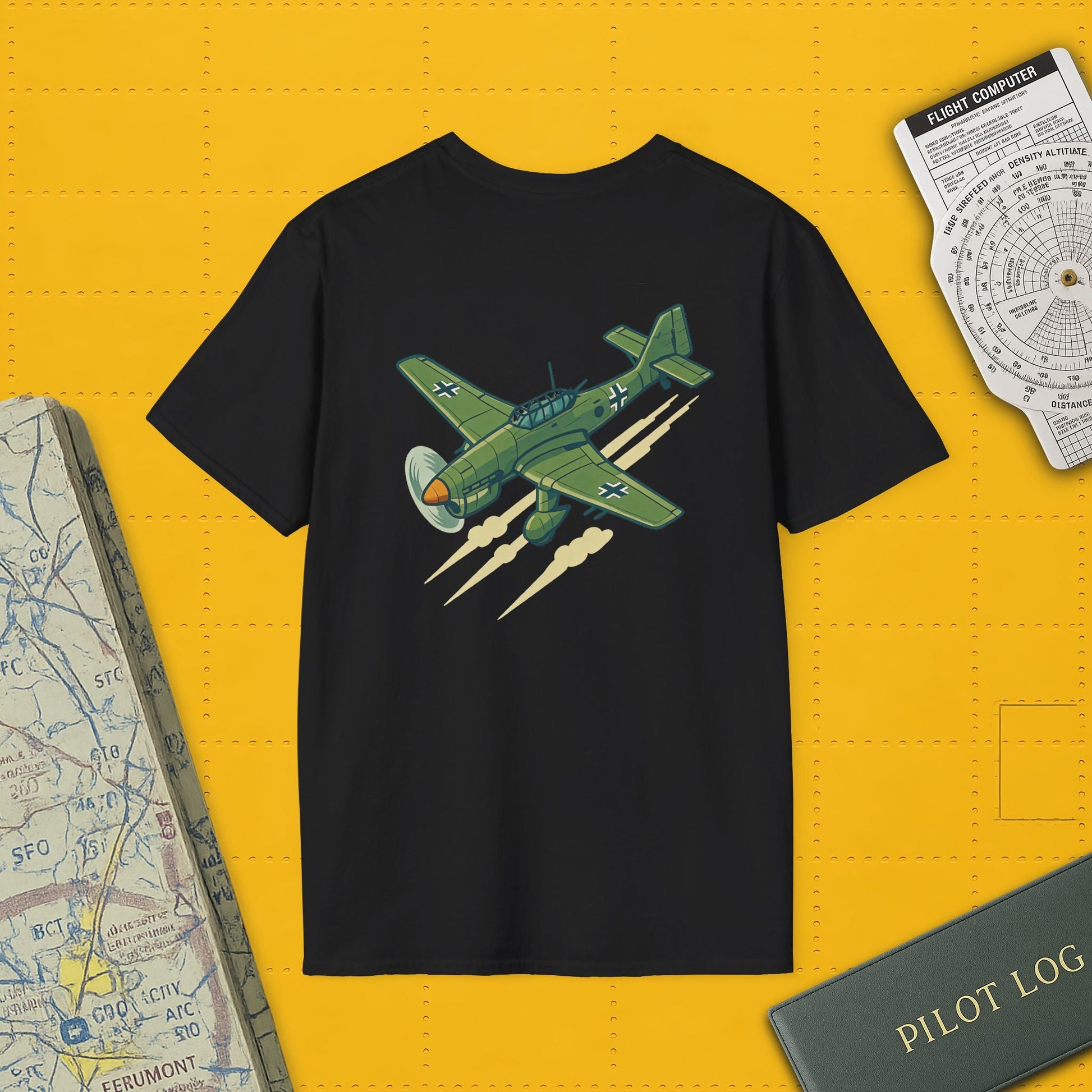 Stuka Premium T-Shirt – Dive Bomber WWII Warbird Full Graphic Tee - Pilot gifts - warbird t-shirt