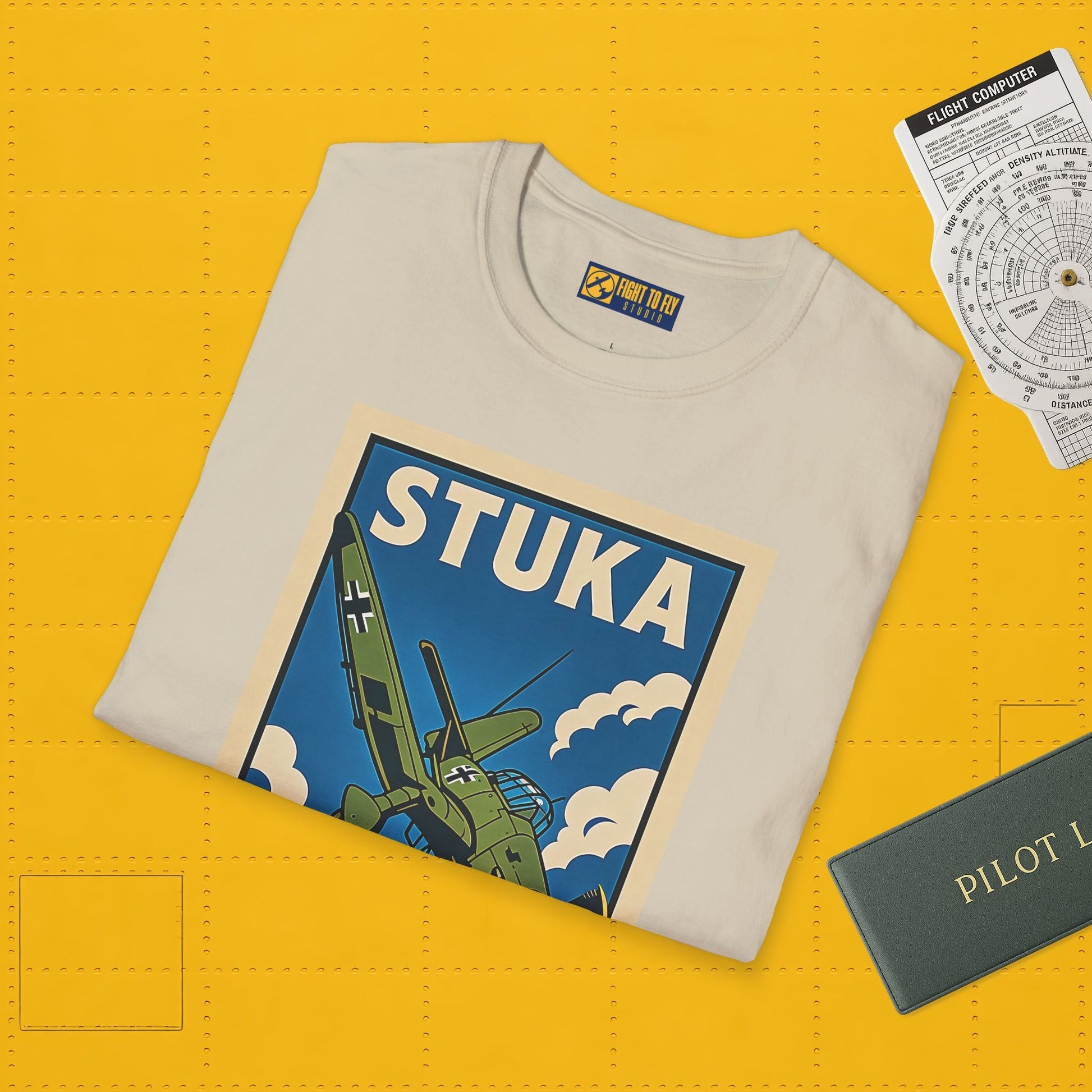 Stuka Premium T-Shirt – Dive Bomber WWII Warbird Full Graphic Tee - Pilot gifts - warbird t-shirt