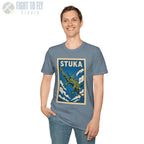 Ju-87 Stuka Premium Full Graphic T-Shirt - Pilot gifts - WWII warbird t-shirt