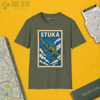 Ju-87 Stuka Premium Full Graphic T-Shirt - Pilot gifts - WWII warbird t-shirt