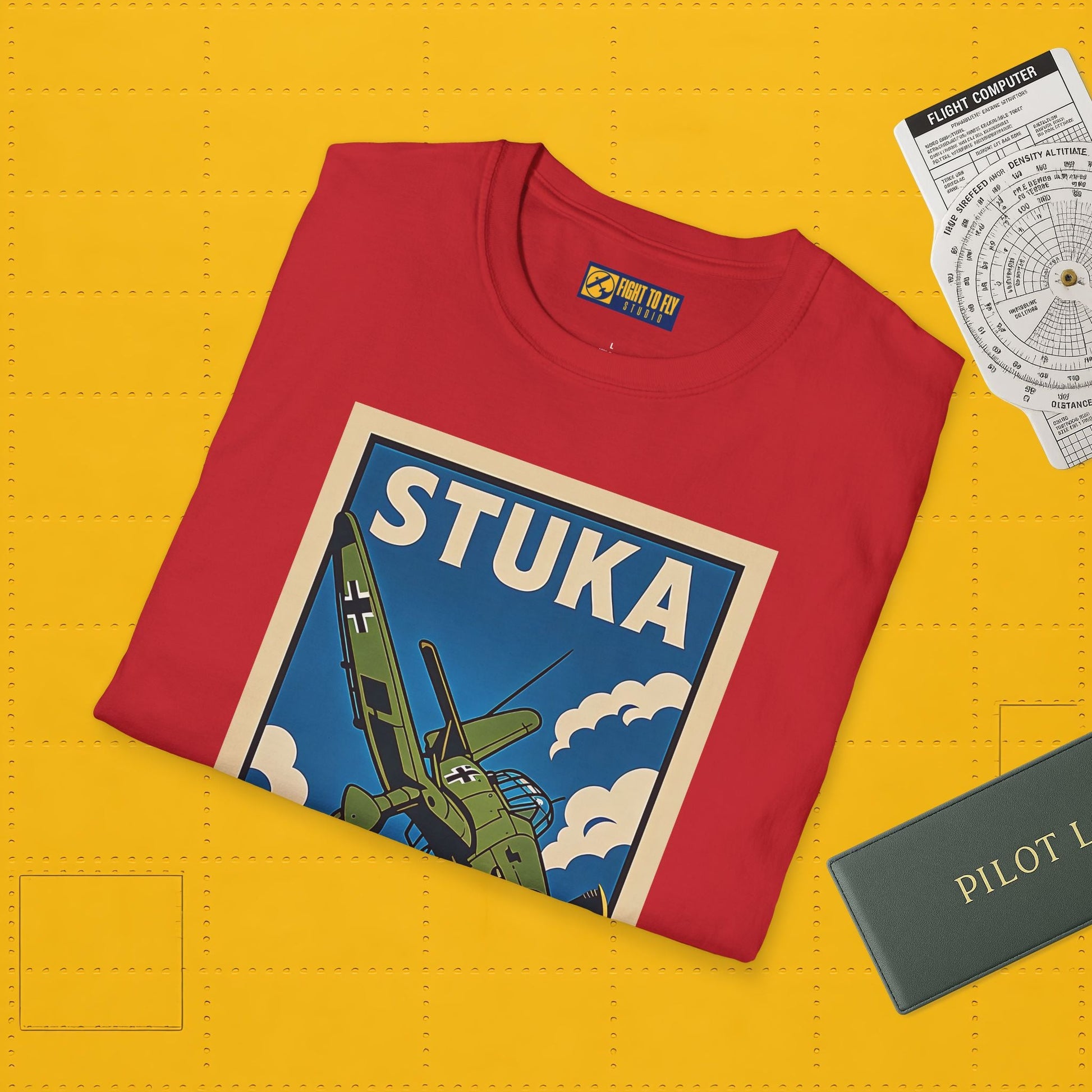 Stuka Premium T-Shirt – Dive Bomber WWII Warbird Full Graphic Tee - Pilot gifts - warbird t-shirt