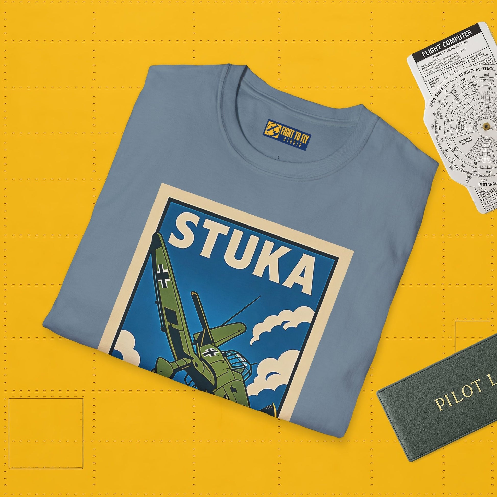Stuka Premium T-Shirt – Dive Bomber WWII Warbird Full Graphic Tee - Pilot gifts - warbird t-shirt