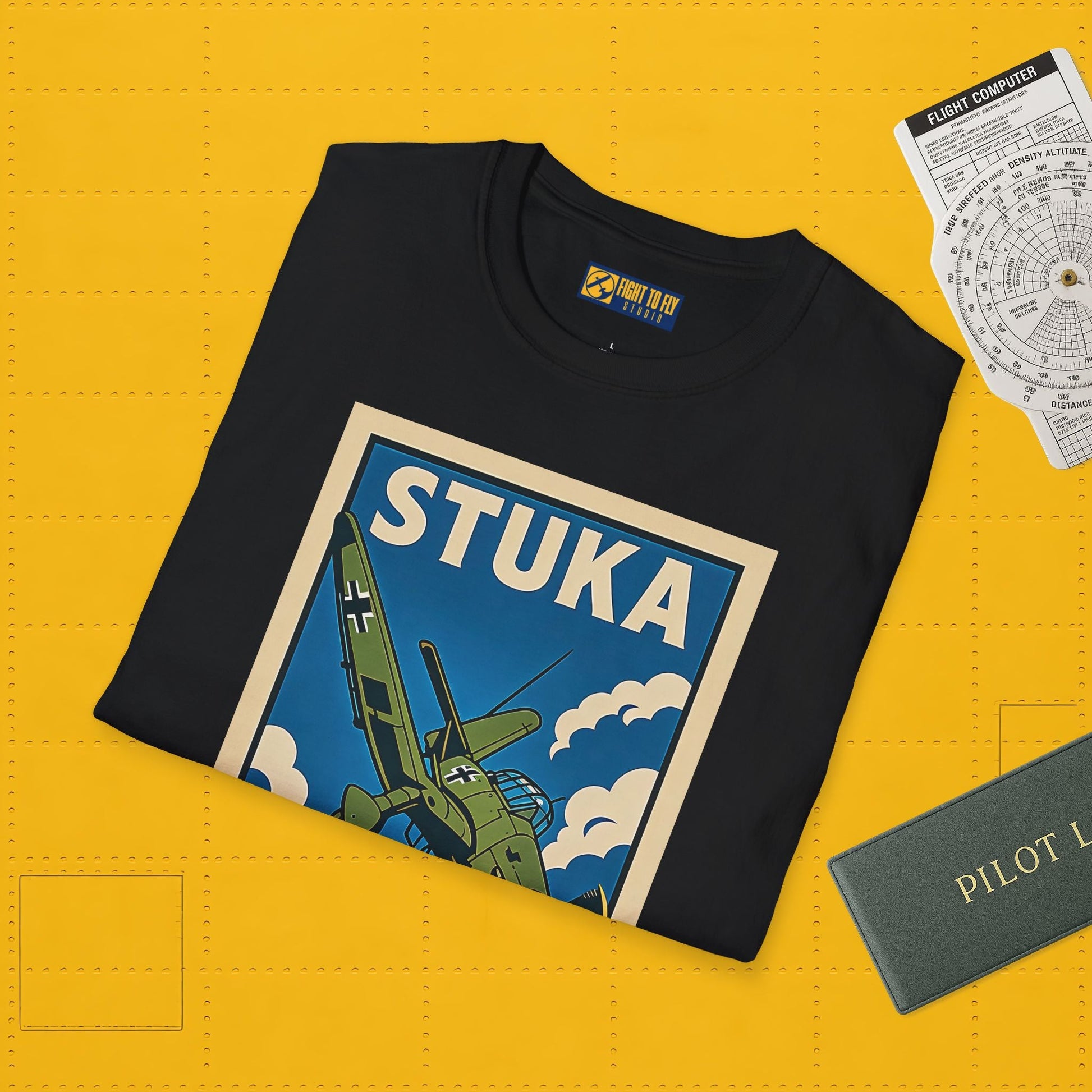 Stuka Premium T-Shirt – Dive Bomber WWII Warbird Full Graphic Tee - Pilot gifts - warbird t-shirt