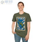Ju-87 Stuka Premium Full Graphic T-Shirt - Pilot gifts - WWII warbird t-shirt