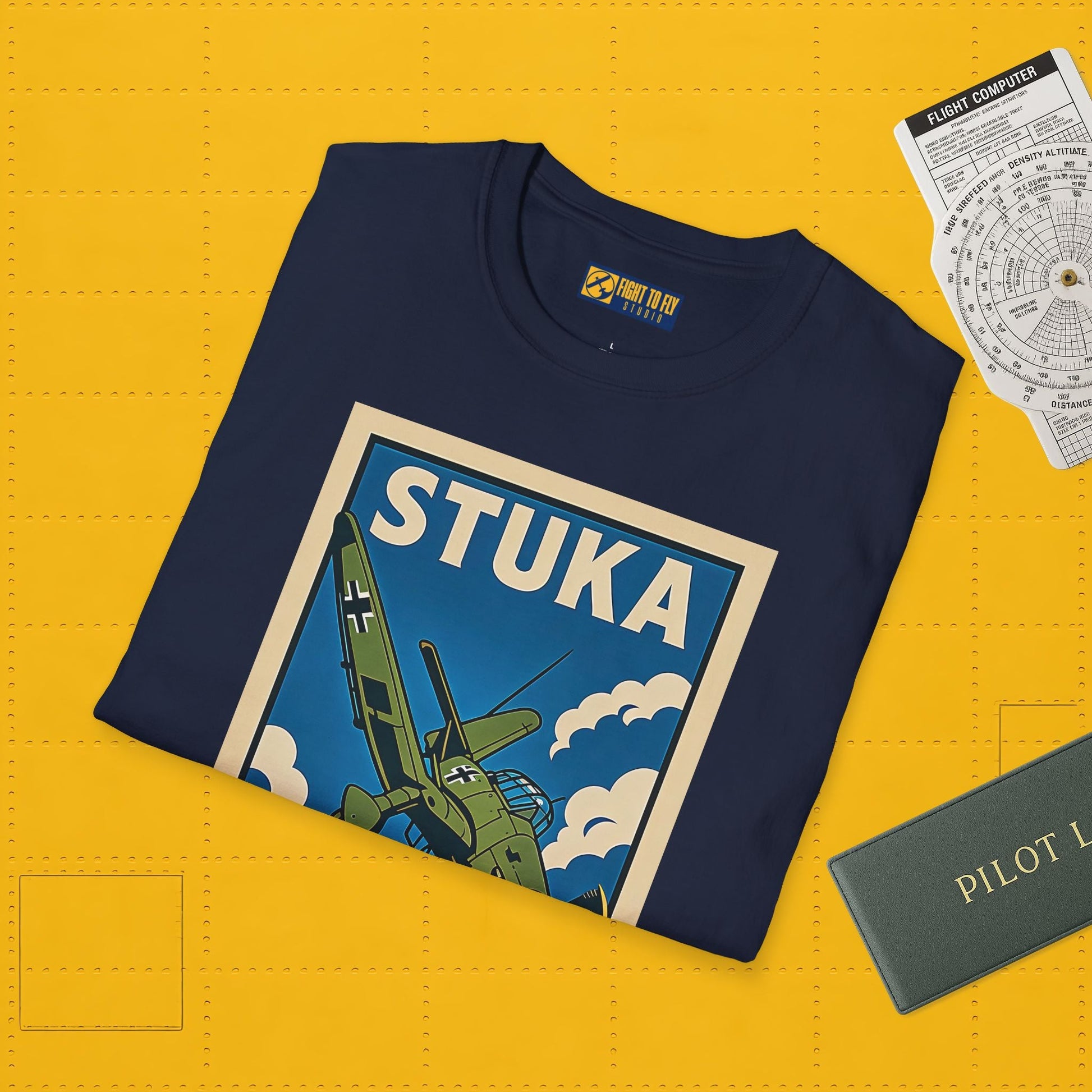 Stuka Premium T-Shirt – Dive Bomber WWII Warbird Full Graphic Tee - Pilot gifts - warbird t-shirt