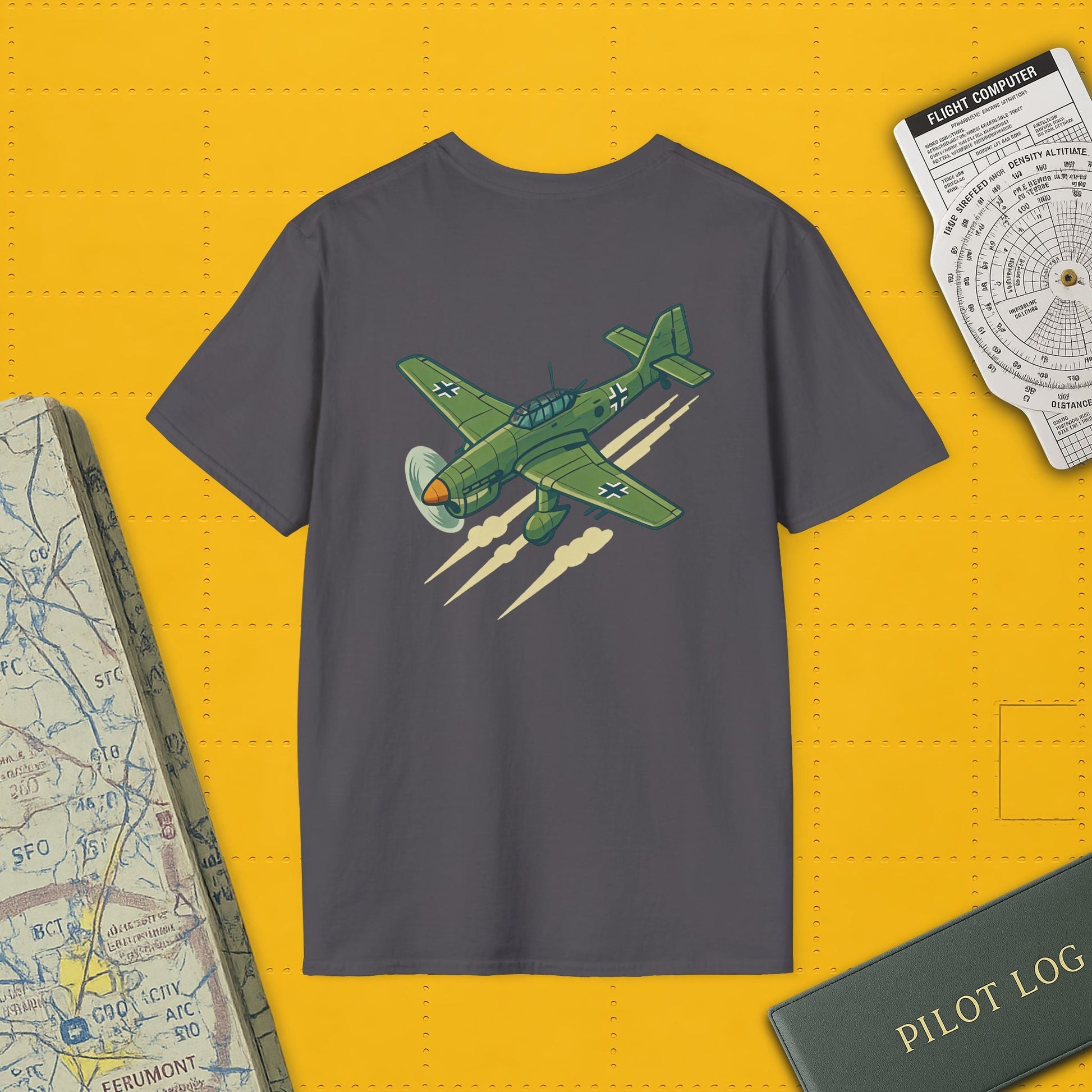 Stuka Premium T-Shirt – Dive Bomber WWII Warbird Full Graphic Tee - Pilot gifts - warbird t-shirt