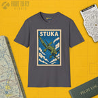 Ju-87 Stuka Premium Full Graphic T-Shirt - Pilot gifts - WWII warbird t-shirt