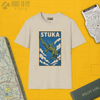 Ju-87 Stuka Premium Full Graphic T-Shirt - Pilot gifts - WWII warbird t-shirt
