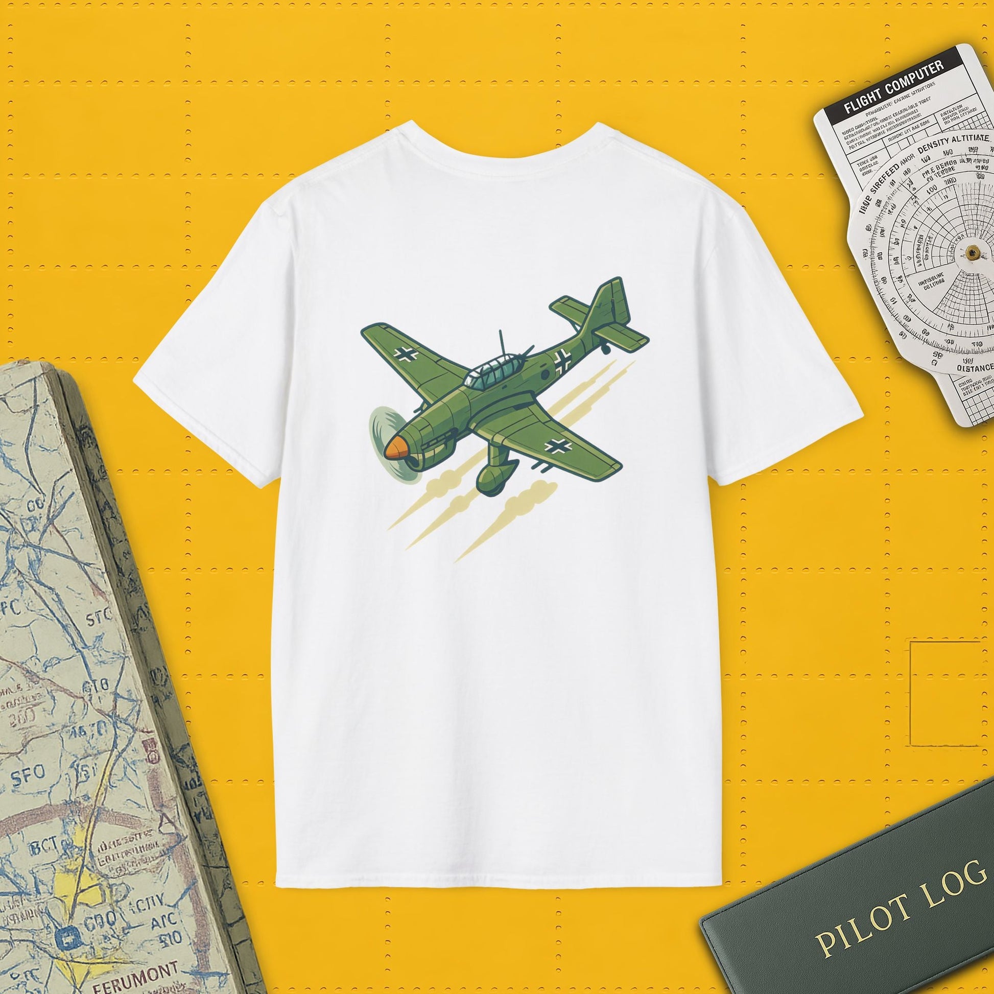 Stuka Premium T-Shirt – Dive Bomber WWII Warbird Full Graphic Tee - Pilot gifts - warbird t-shirt