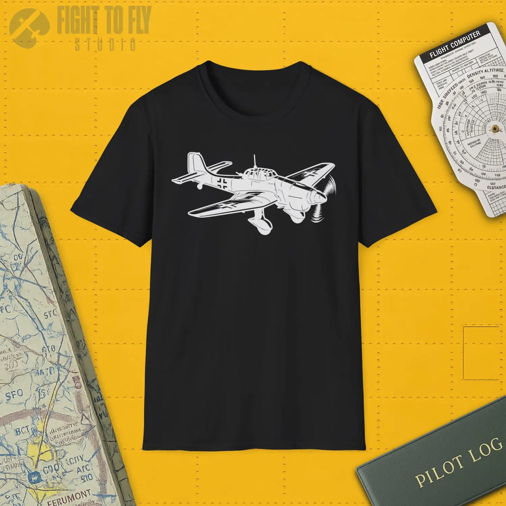 Junkers Ju 87 Stuka Premium T-Shirt - Pilot gifts - WWII warbird t-shirt