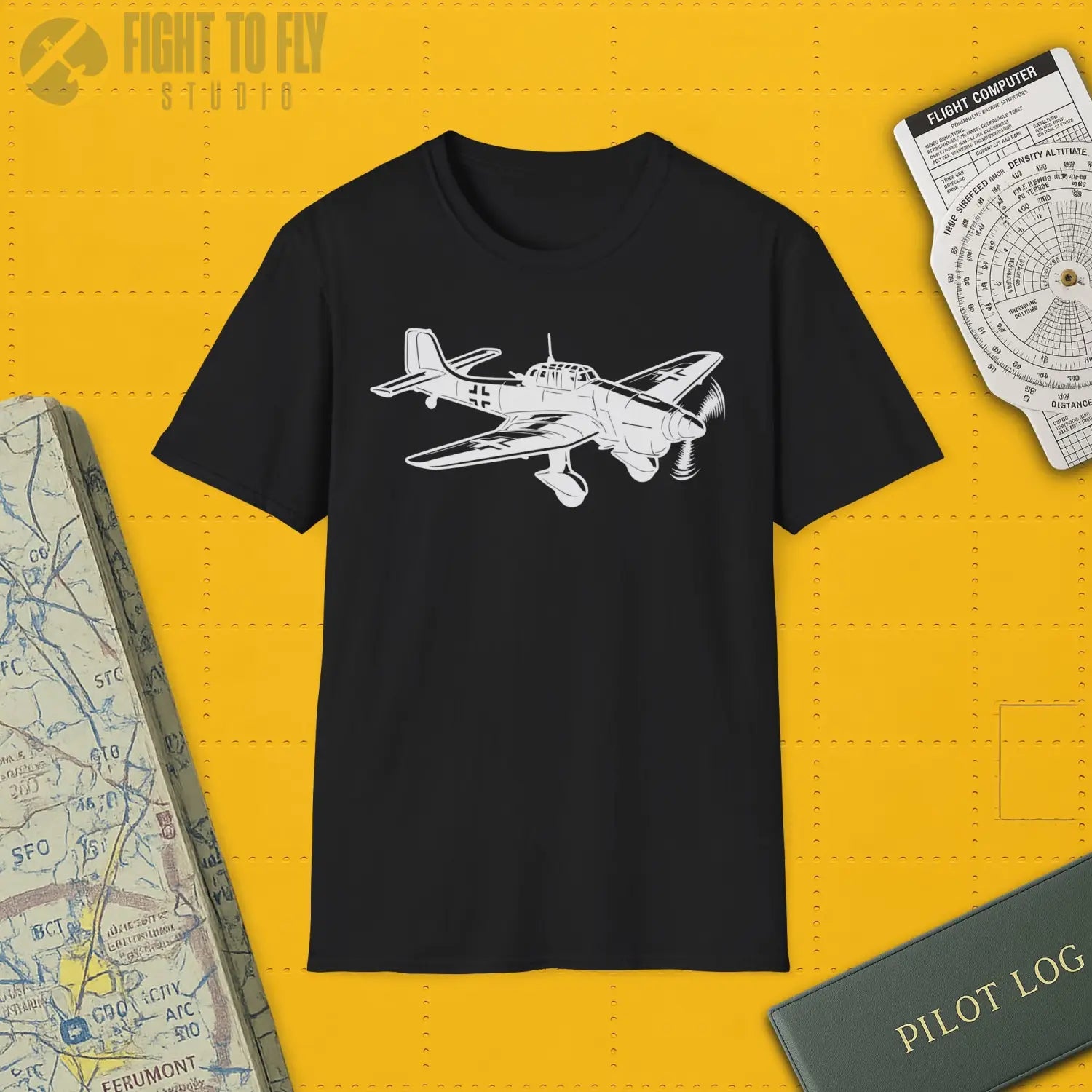 Junkers Ju 87 Stuka Premium T-Shirt - Pilot gifts - WWII warbird t-shirt