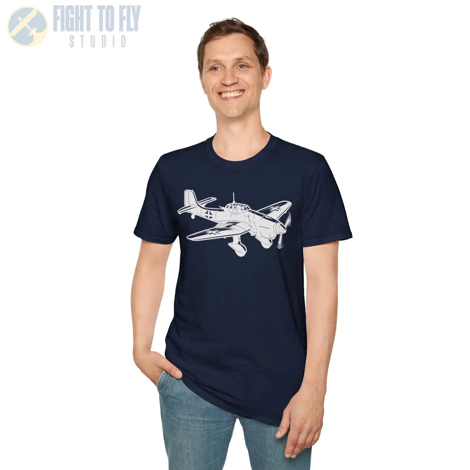 Junkers Ju 87 Stuka Premium T-Shirt - Pilot gifts - WWII warbird t-shirt