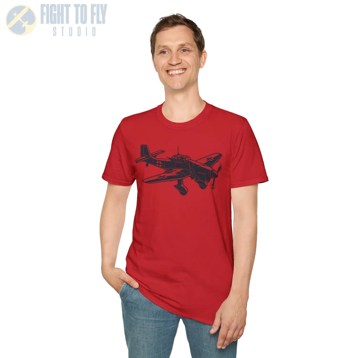 Junkers Ju 87 Stuka Premium T-Shirt - Pilot gifts - WWII warbird t-shirt