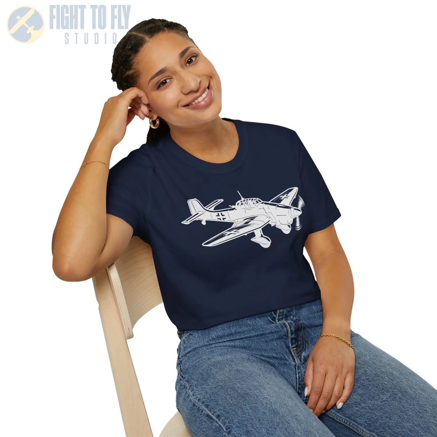 Junkers Ju 87 Stuka Premium T-Shirt - Pilot gifts - WWII warbird t-shirt