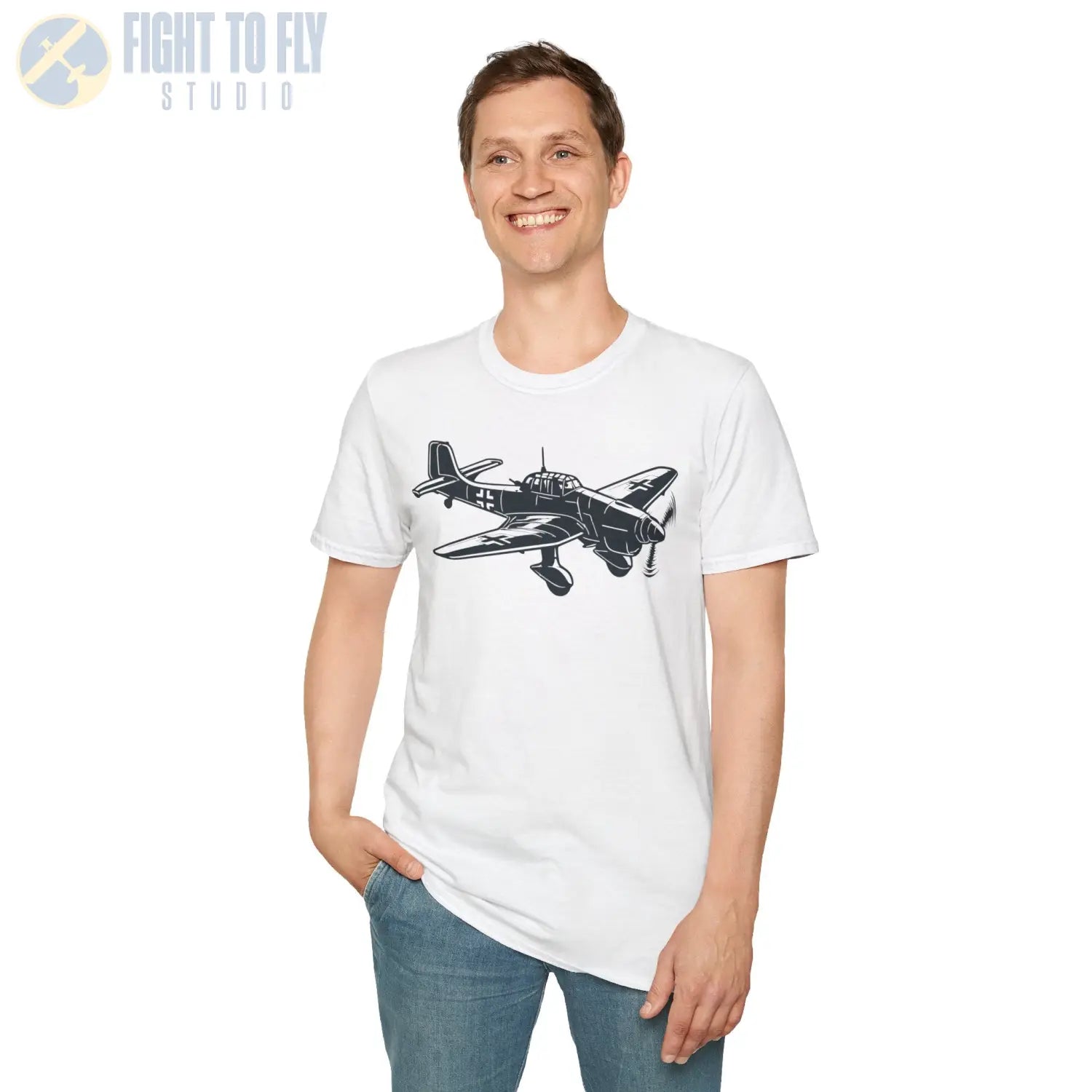 Junkers Ju 87 Stuka Premium T-Shirt - Pilot gifts - WWII warbird t-shirt