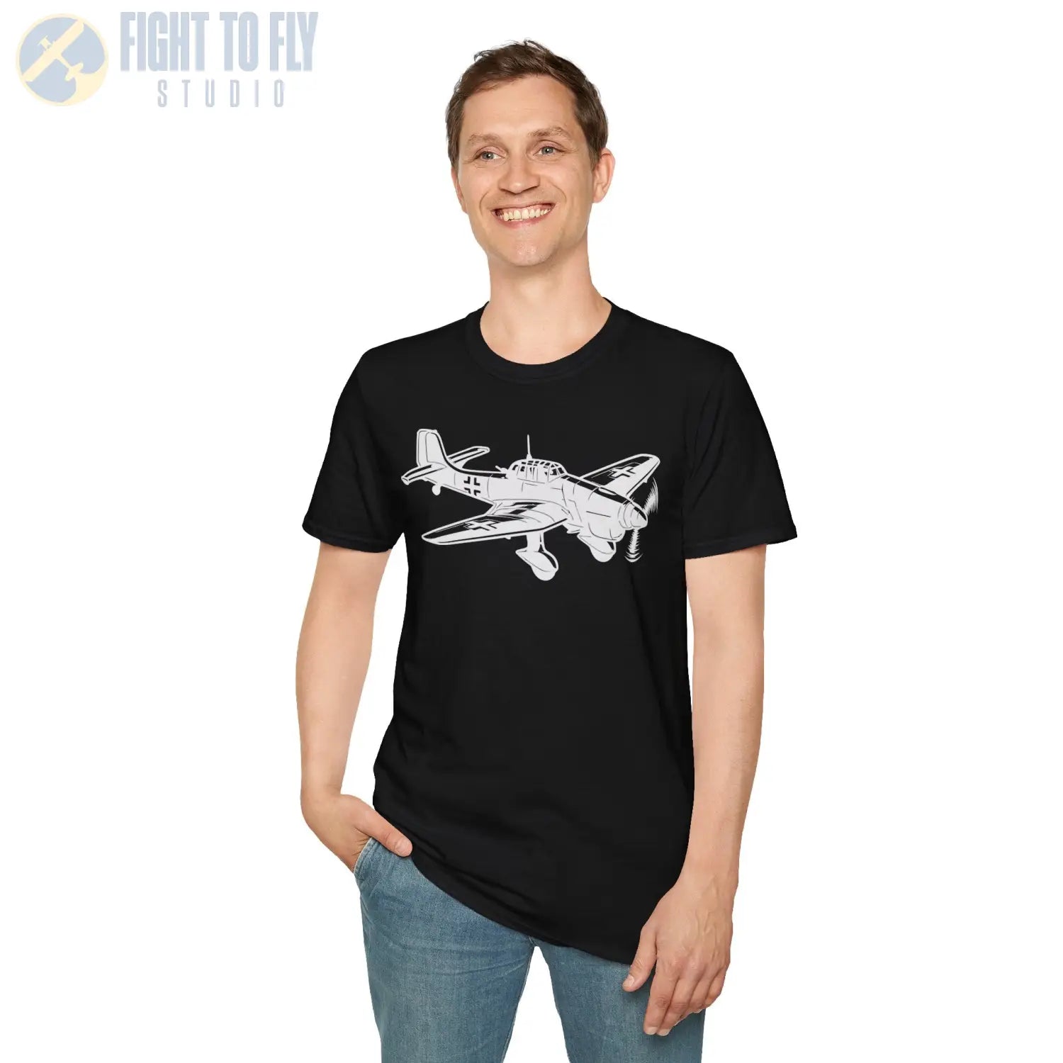 Junkers Ju 87 Stuka Premium T-Shirt - Pilot gifts - WWII warbird t-shirt