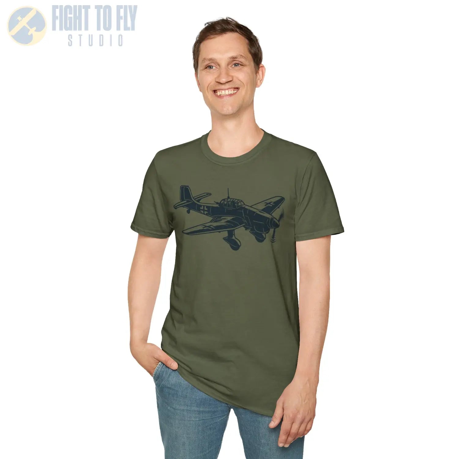 Junkers Ju 87 Stuka Premium T-Shirt - Pilot gifts - WWII warbird t-shirt