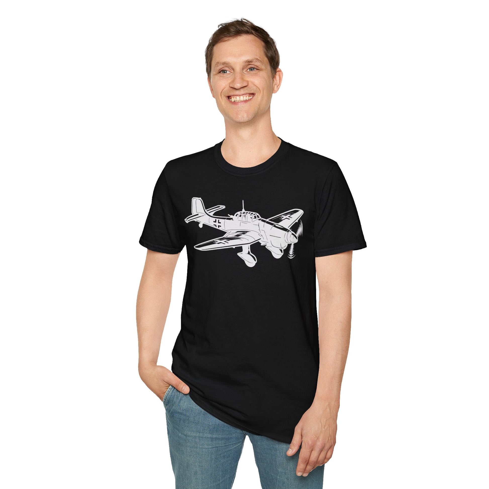 Stuka Premium T-Shirt – Junkers Ju 87 WWII Dive Bomber Tee - Pilot gifts - warbird t-shirt