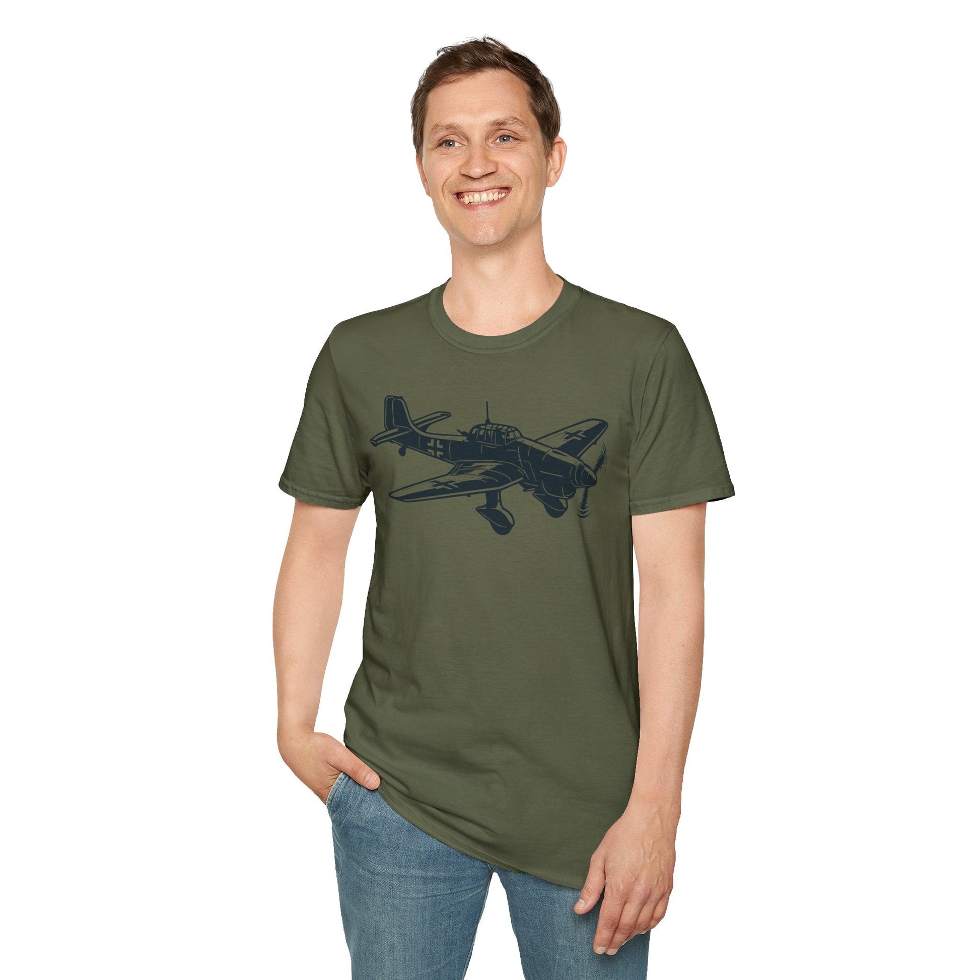 Stuka Premium T-Shirt – Junkers Ju 87 WWII Dive Bomber Tee - Pilot gifts - warbird t-shirt