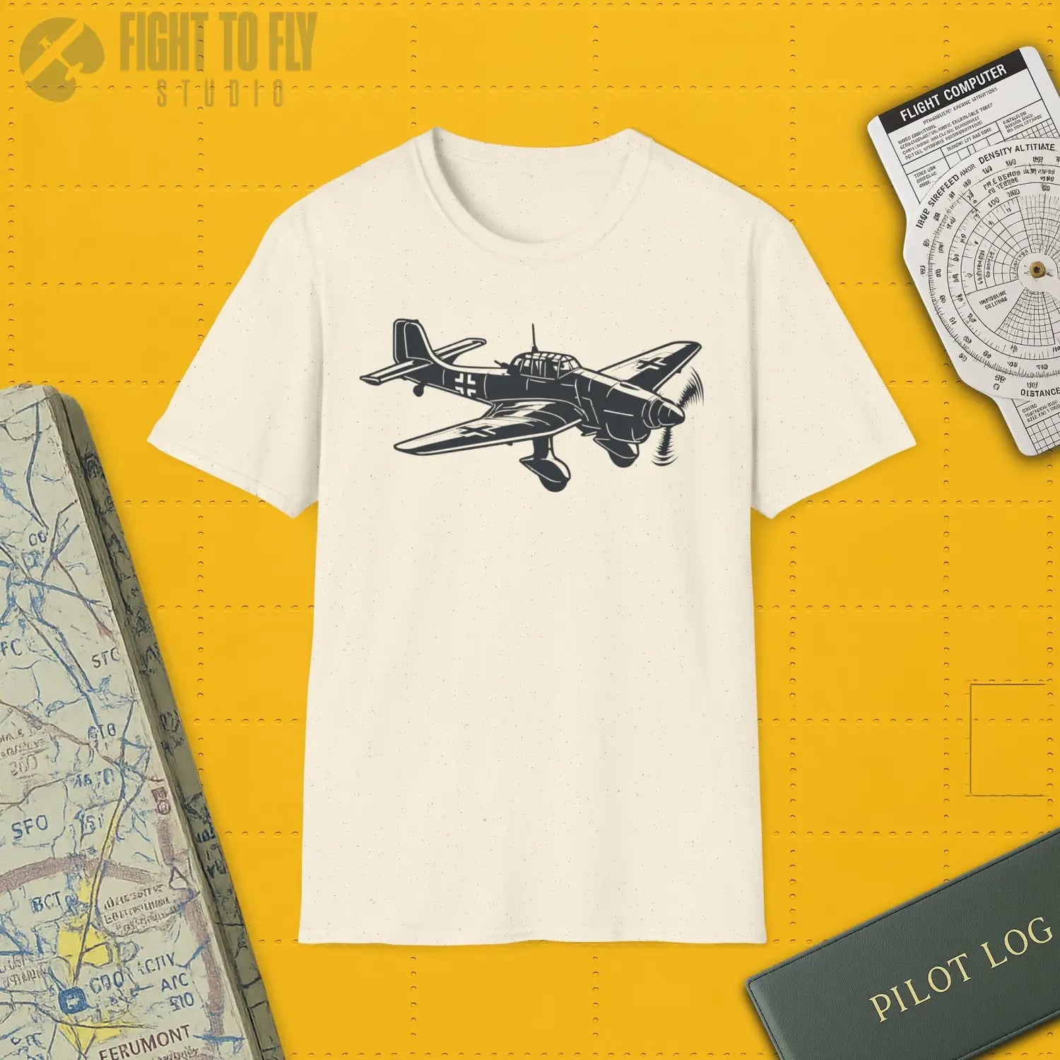 Junkers Ju 87 Stuka Premium T-Shirt - Pilot gifts - WWII warbird t-shirt