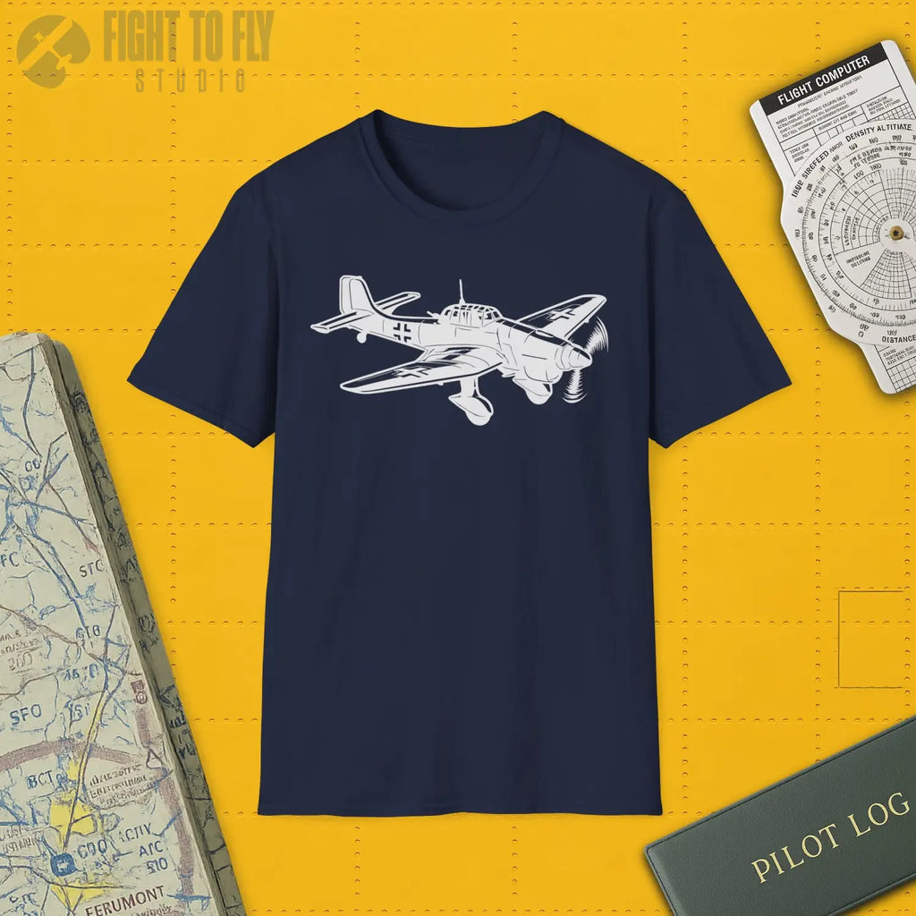 Junkers Ju 87 Stuka Premium T-Shirt - Pilot gifts - WWII warbird t-shirt