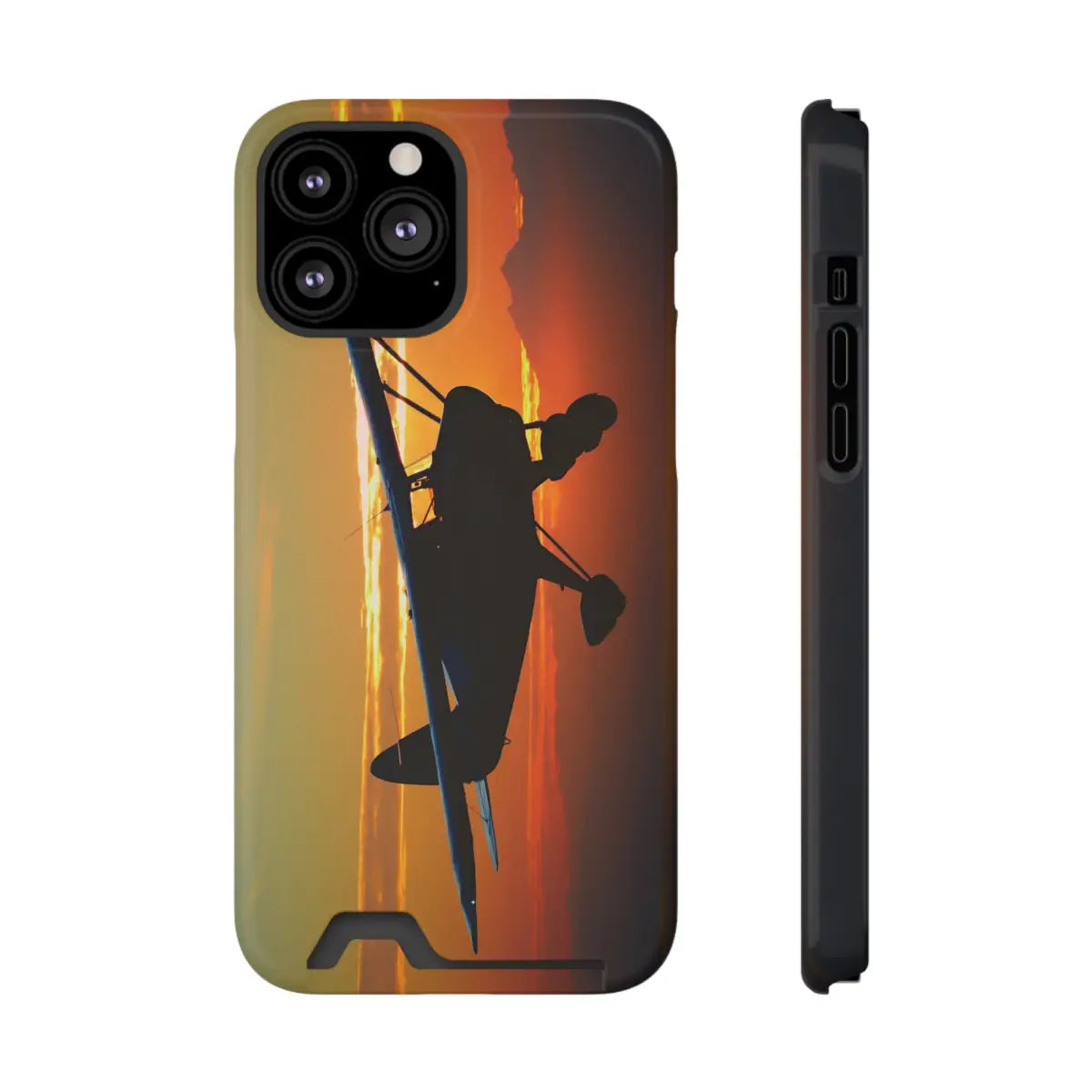 Stylish Airplane Phone Case with Card Holder - Perfect for Travel Lovers - Gifts pilots - Aviation apparel