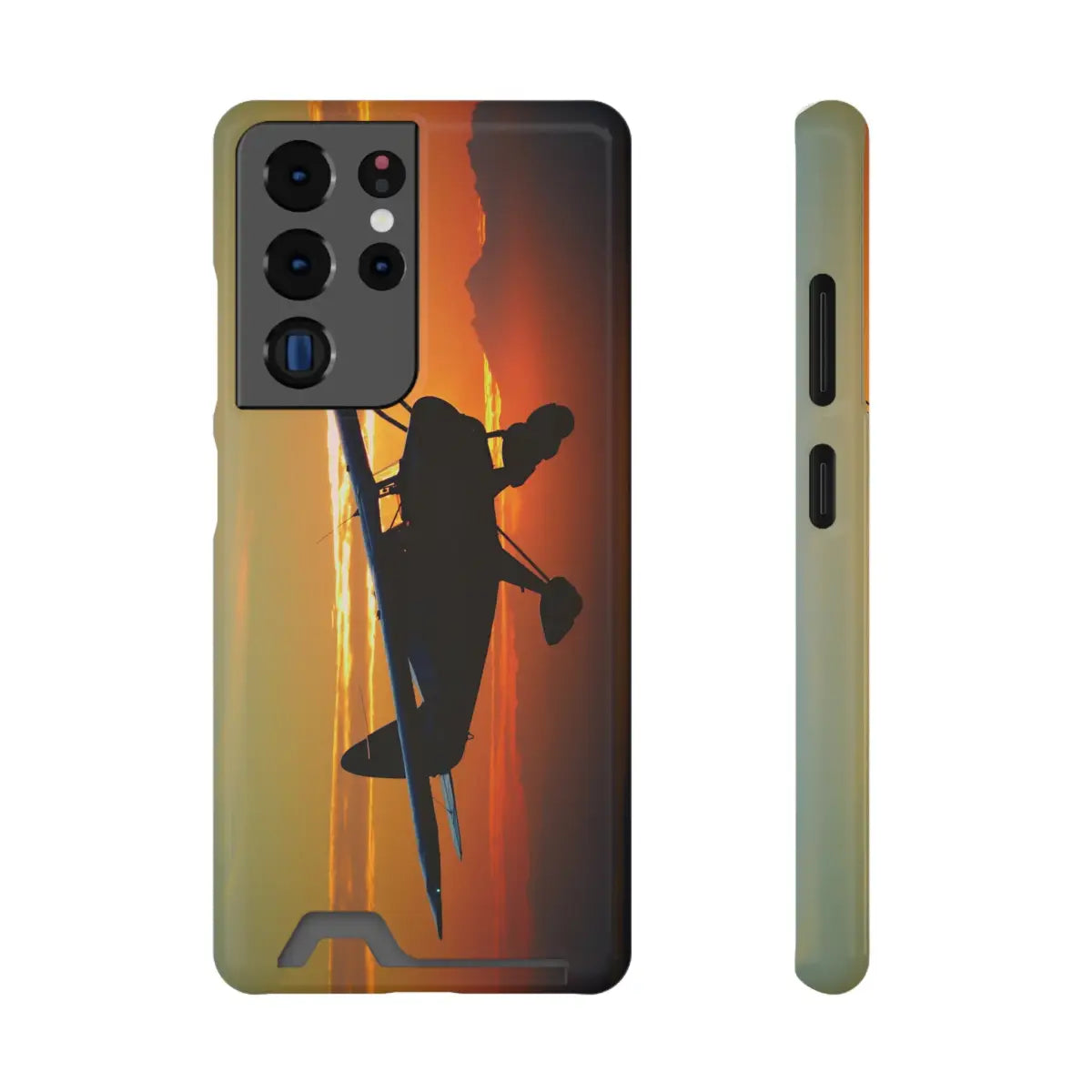 Stylish Airplane Phone Case with Card Holder - Perfect for Travel Lovers - Gifts pilots - Aviation apparel