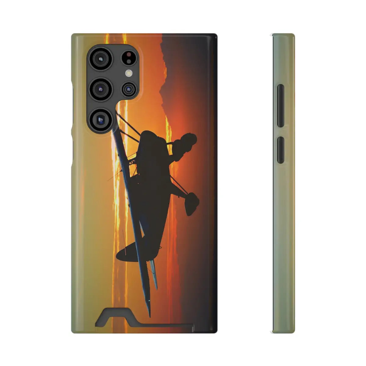 Stylish Airplane Phone Case with Card Holder - Perfect for Travel Lovers - Gifts pilots - Aviation apparel