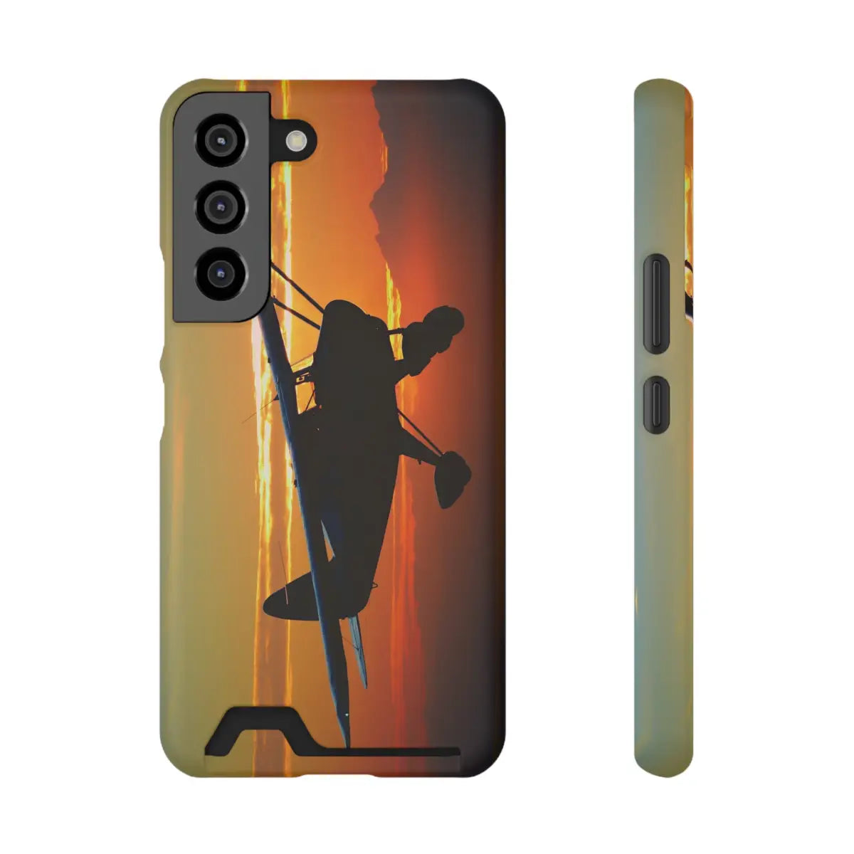 Stylish Airplane Phone Case with Card Holder - Perfect for Travel Lovers - Gifts pilots - Aviation apparel